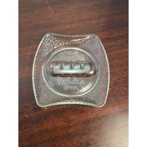Vintage Holiday Inn Glass Ashtray Advertising Motel Hotel Memorabilia Clear MCM